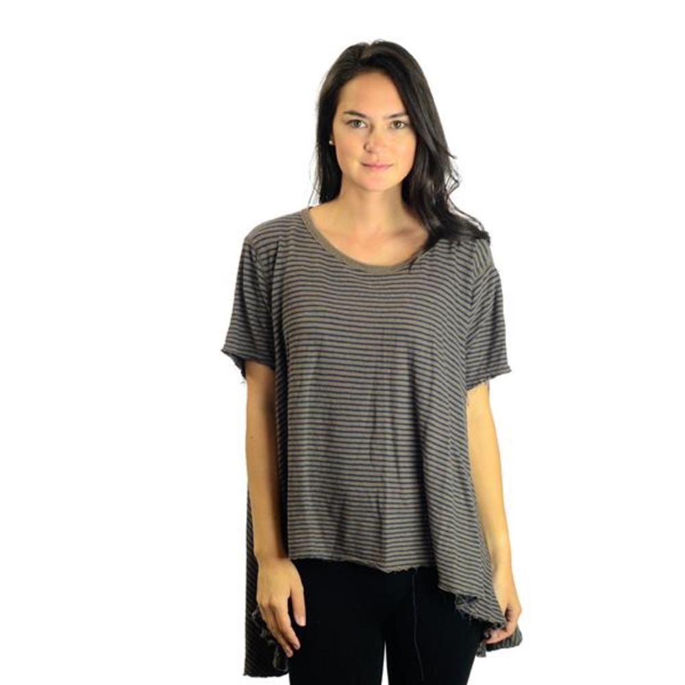 Free People Oversized Striped Tee 🖤
